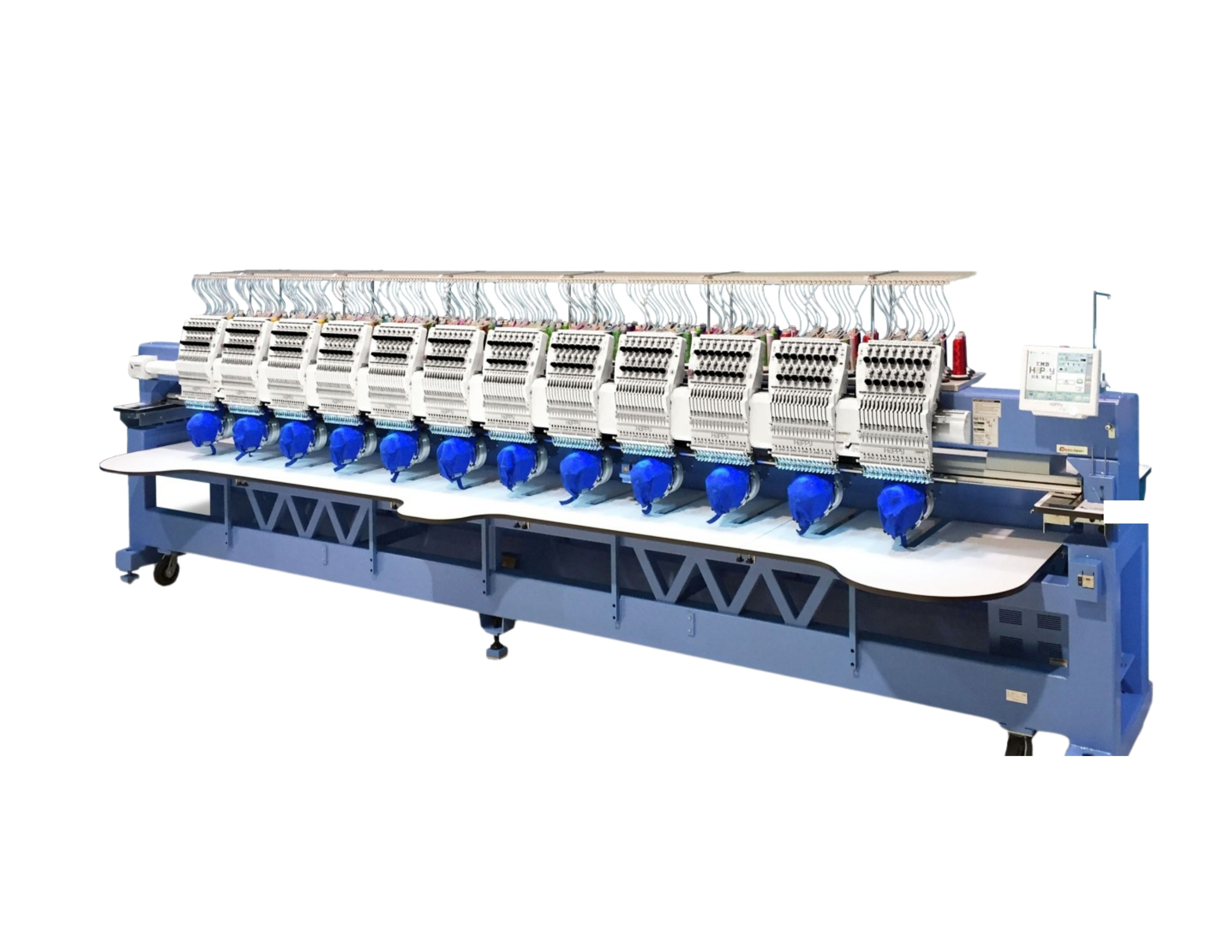 The China-Made Sheen-Brand 9-Color 12-Head Embroidery Machine